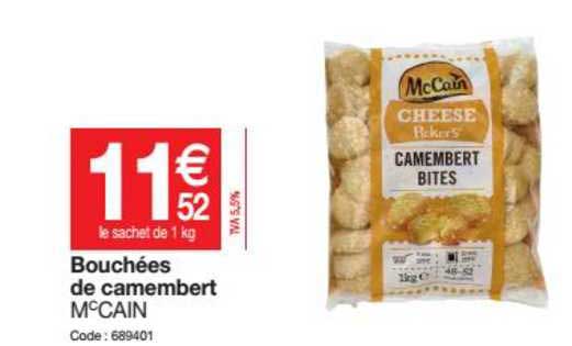 Bouchées De Camembert Mc Cain