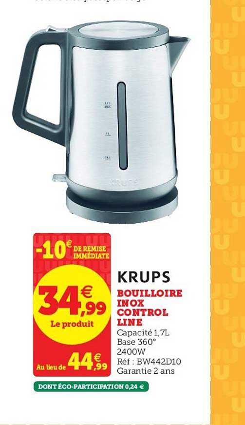 Bouilloire Inox Control Line Krups