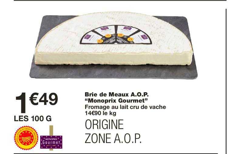 Brie De Meaux Aop Gourmet