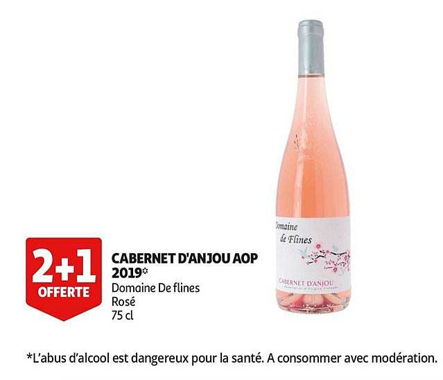 Cabernet D'anjou Aop 2019 Domaine Des Flines Rosé 2+1 Offerte