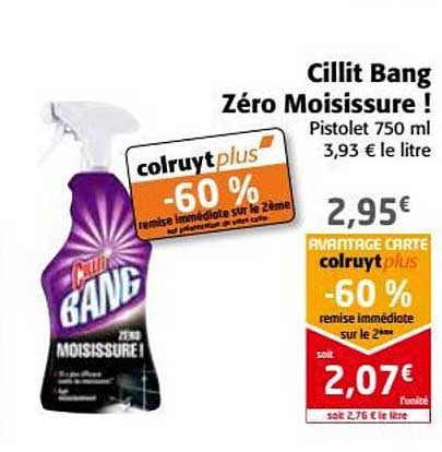 Cillit Bang Zéro Moisissure! -60% Remise Immédiate