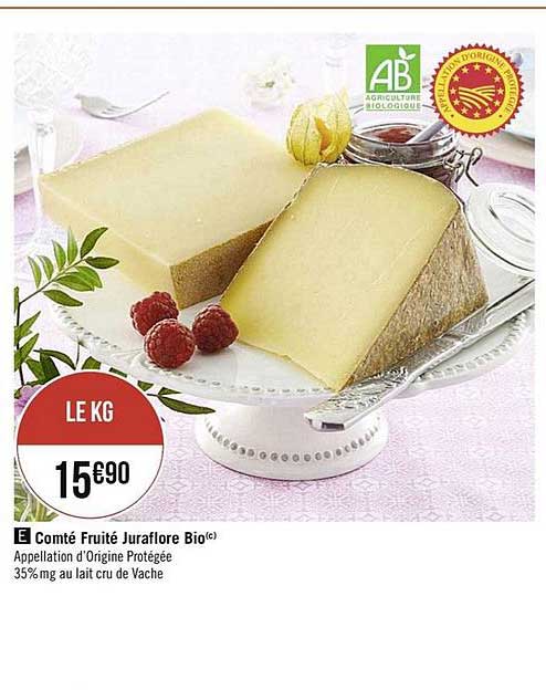 compté fruité juraflore bio