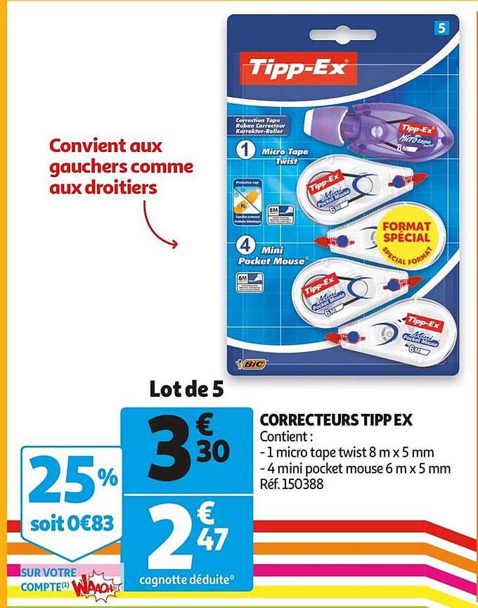 correcteurs tipp ex