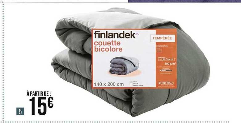 Couette Bicolore Finlandek