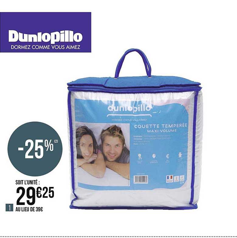 Couette Temperée Dunlopillo