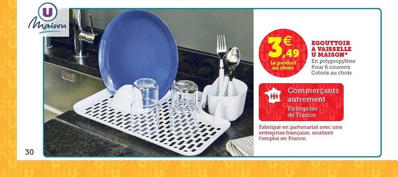 égouttoir à Vaisselle U Maison