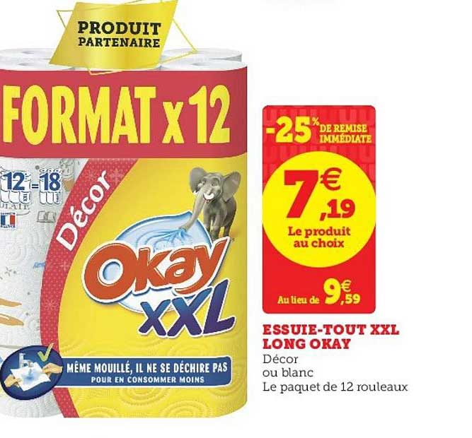 Essuie Tout Xxl Long Okay -25% De Remise Immédiate