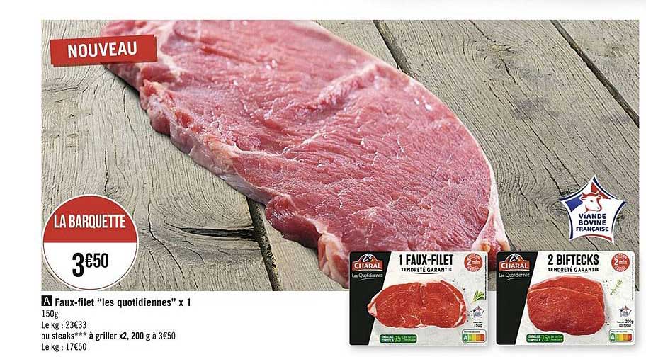 faux filet les quotidiennes x1