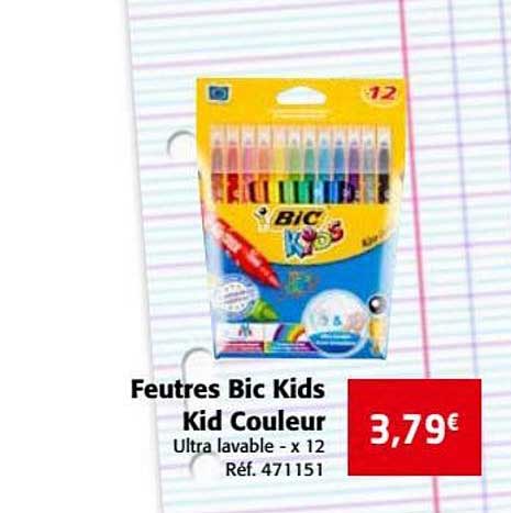 feutres bic kids kid couleur