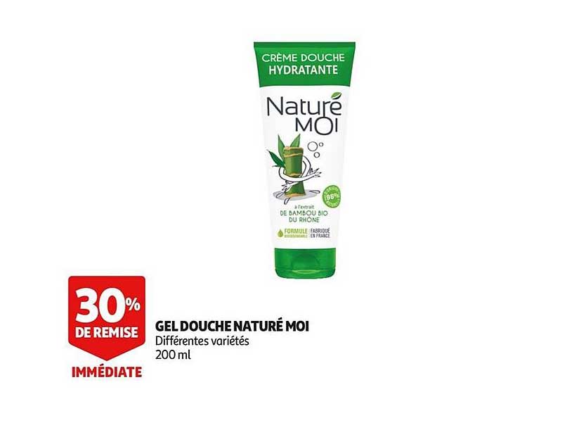 Gel Douche Naturé Moi 30% De Remise Immédiate
