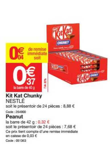 kit kat chunky nestlé