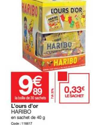 l'ours d'or haribo