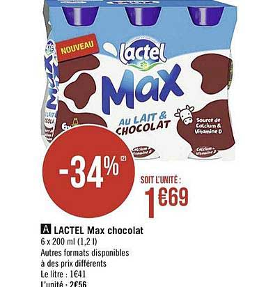 Lactel Max Chocolat