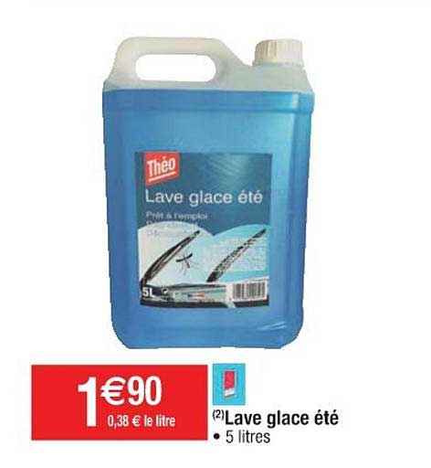 lave glace été
