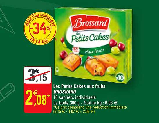Les Petits Cakes Aux Fruits Brossard  -34% Réduction Immédiate