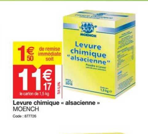 levure chimique alsacienne moench