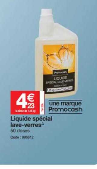 liquide spécial lave verres