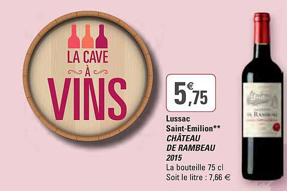 lussac saint emilion château de rambeau