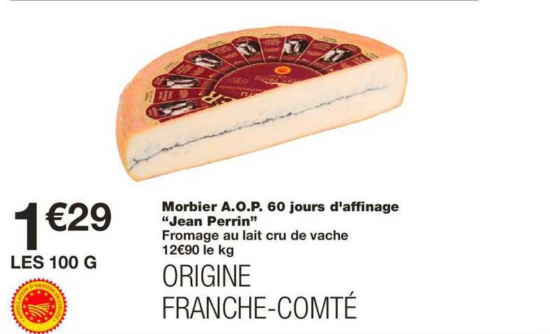 Morbier Aop Jean Perrin 60 Jours D Affinage
