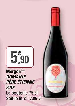 morgon domaine père étienne 2019
