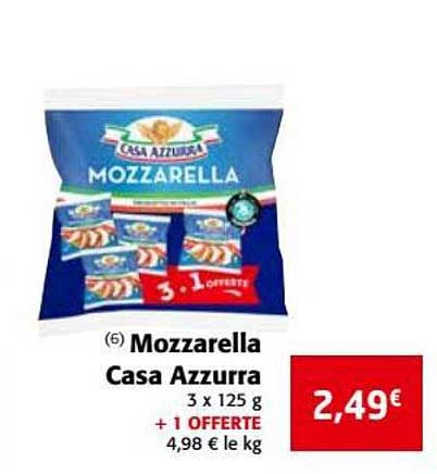 mozzarella casa azzurra