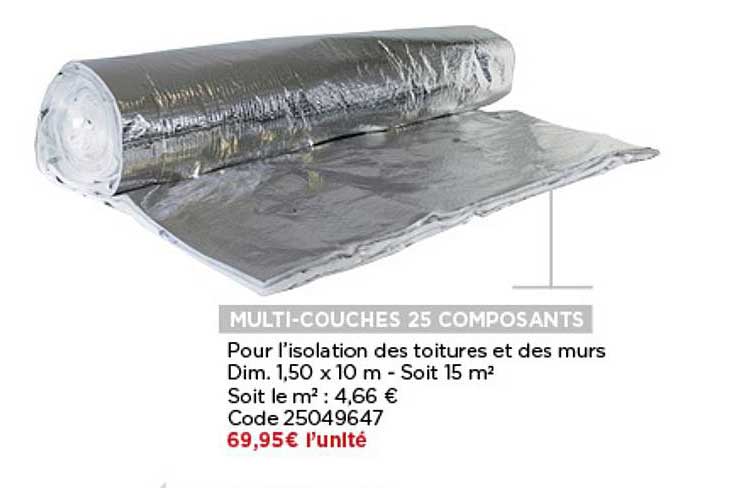multi couches 25 composants