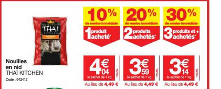 nouilles en nid thaï kitchen