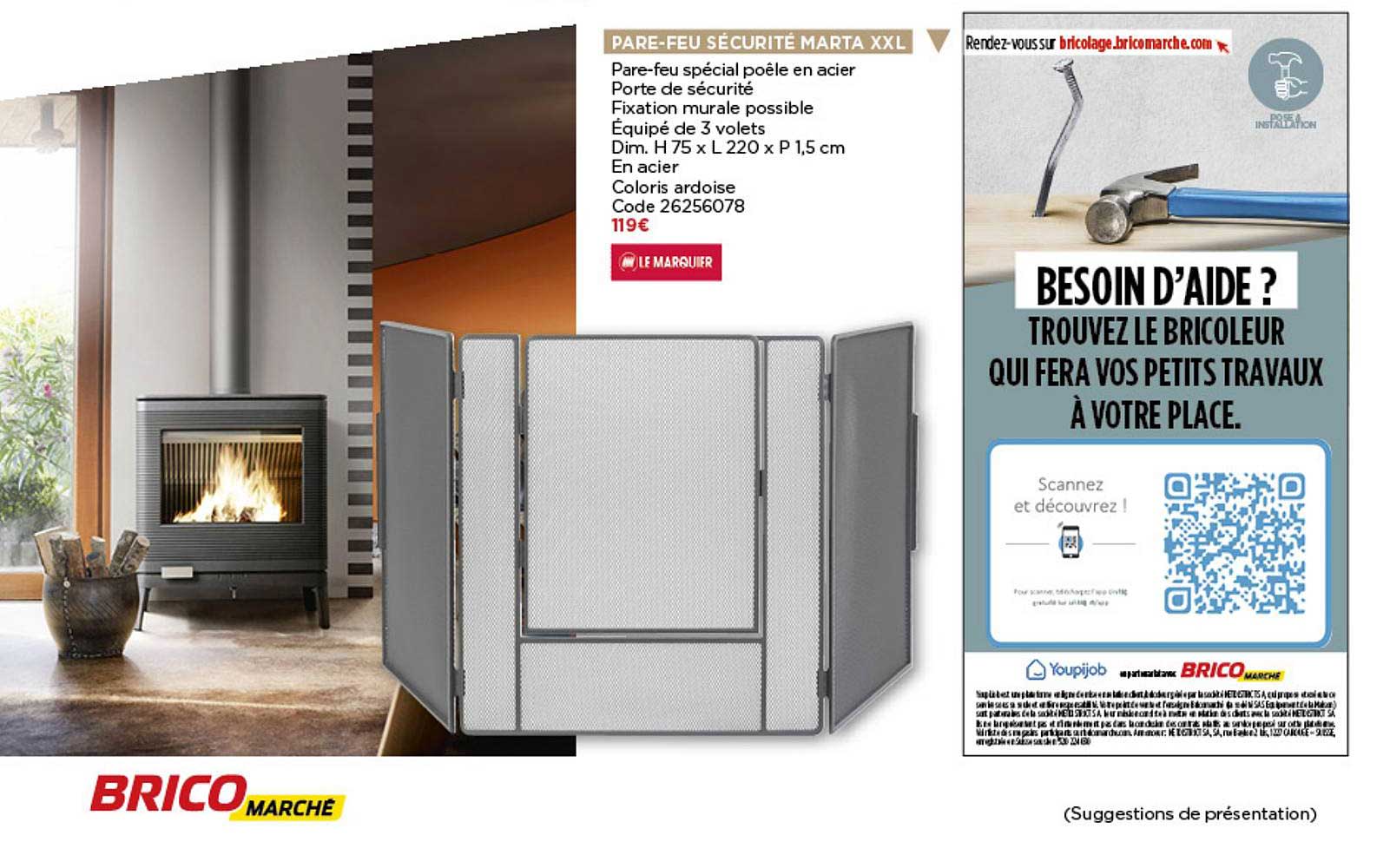 pare feu sécurité marta xxl le marquier