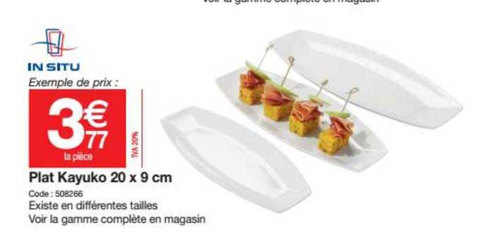 Plat Kayuko 20 X 9 Cm In Situ