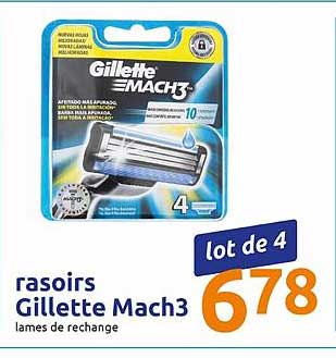 rasoirs gillette mach3
