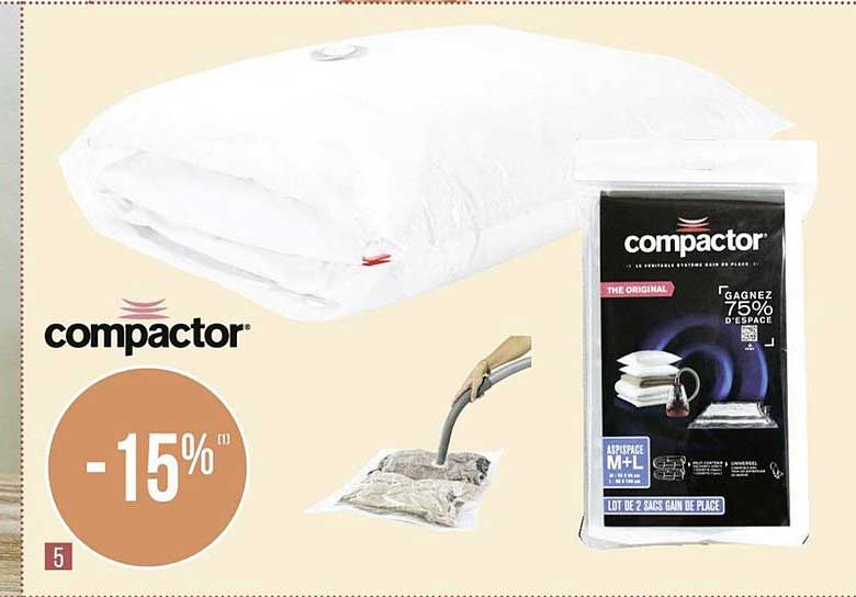 sacs gain de place compactor