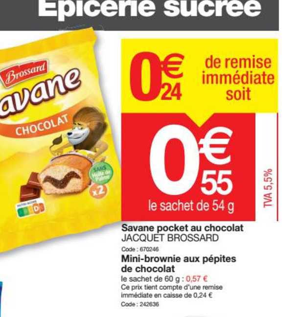 Savane Pocket Au Chocolat Jacquet Brossard