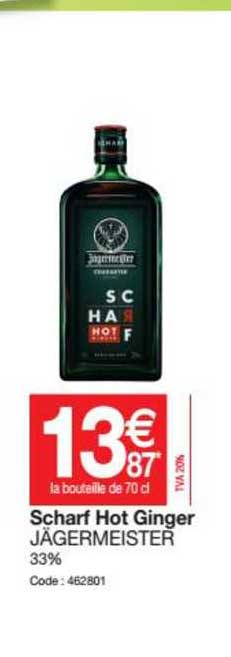 scharf hot ginger jägermeister
