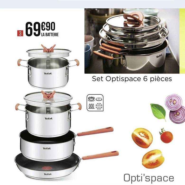 set optispace 6 pièces