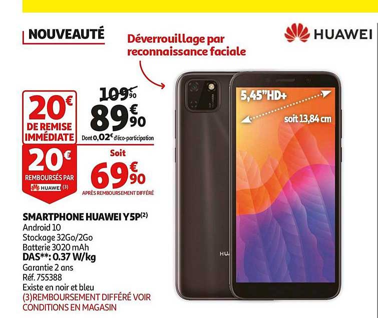smartphone huawei y5p