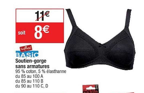 Soutien Gorge Sans Armatures Basic Influx
