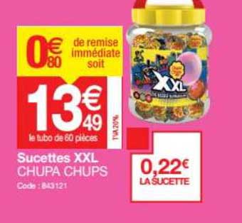 sucettes xxl chupa chups