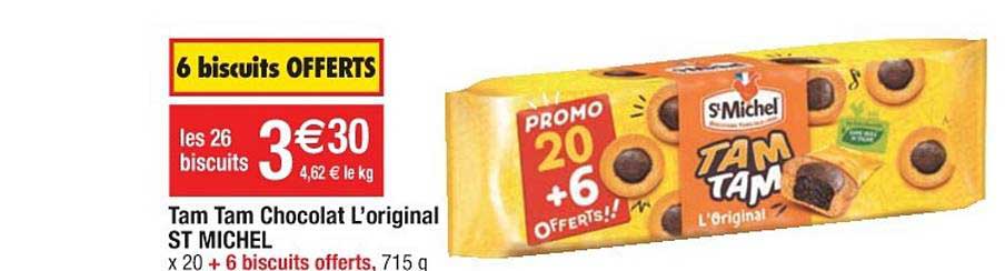 Tam Tam Chocolat L'original St Michel