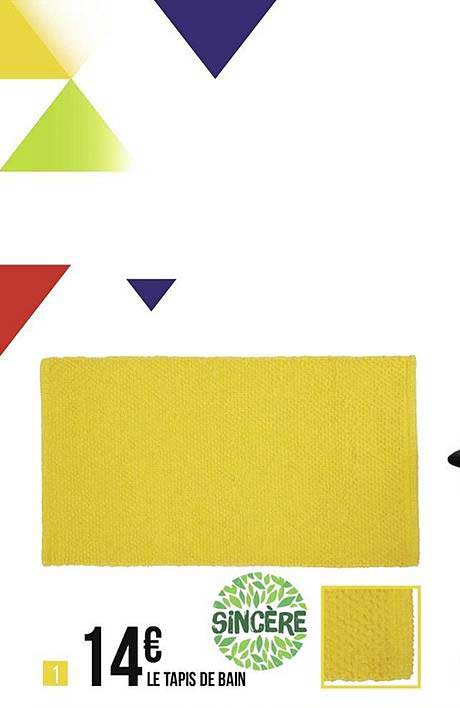 Tapis De Bain Sincère