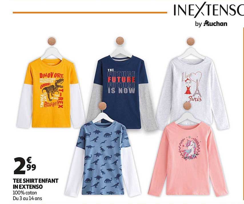 tee shirt enfant in extenso