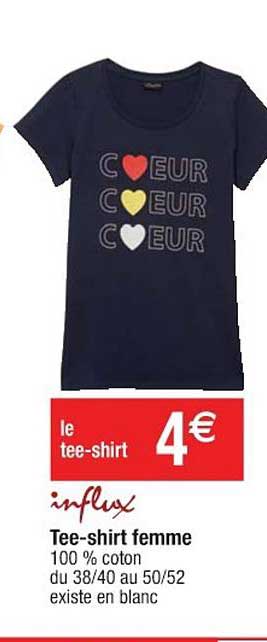 Tee Shirt Femme Influx