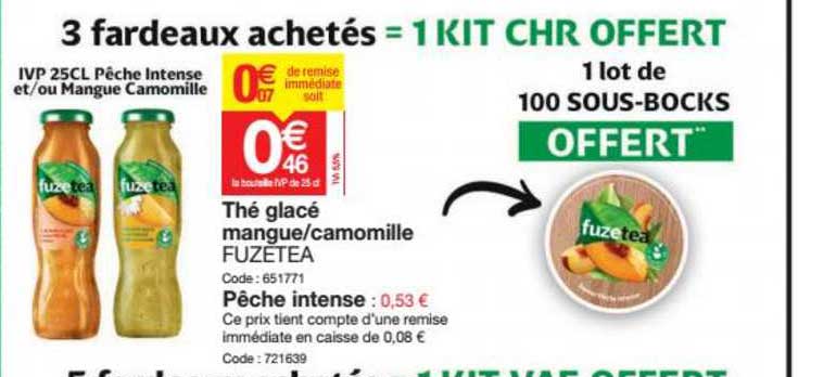 Thé Glacé Mangue Camomille