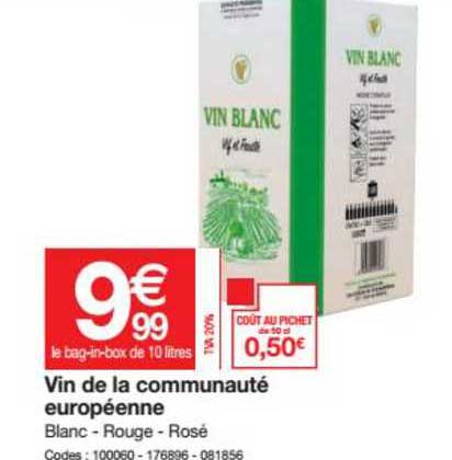 vin de la communauté européenne