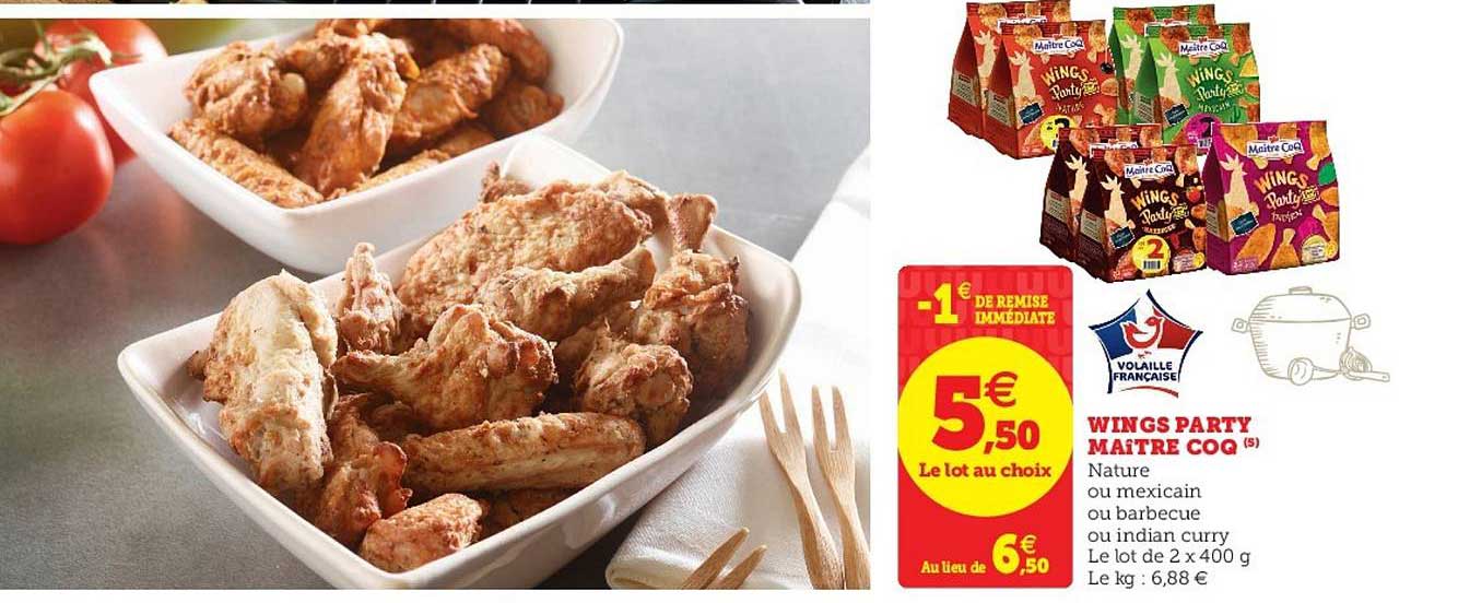 wings party maître coq