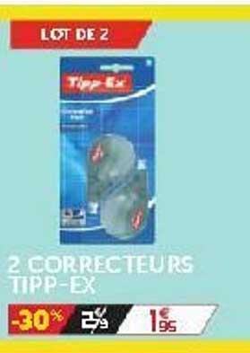 2 correcteurs tipp-ex