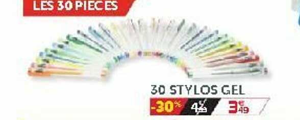 30 Stylos Gel