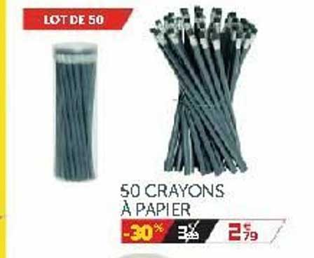 50 Crayons à Papier