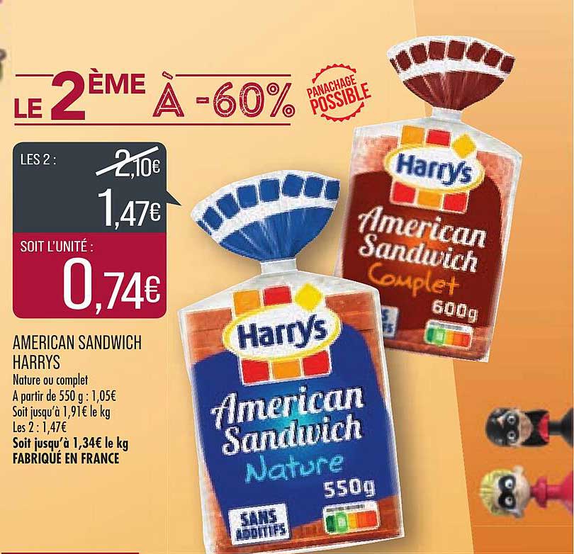 american sandwich harrys