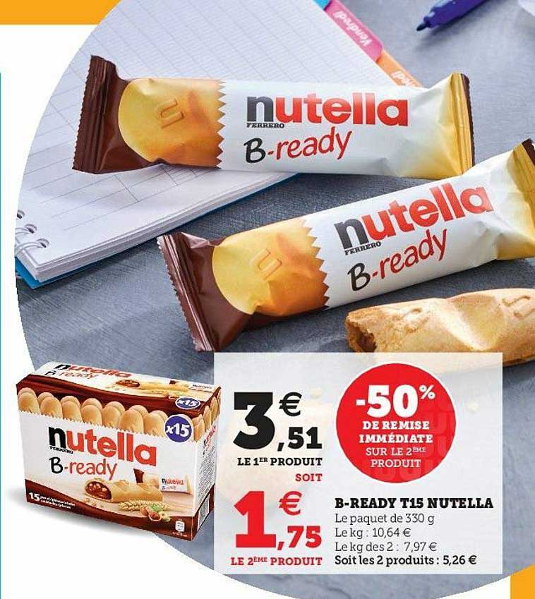 b-ready t15 nutella