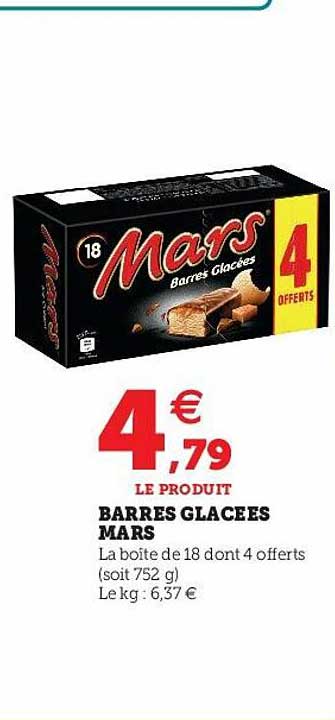 barres glacées mas